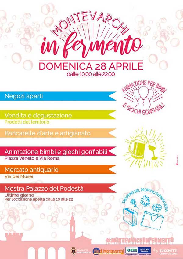 Manifesto Montevarchi Infermeto 2019 - Domenica 28 Aprile Centro Storico di Montevarchi