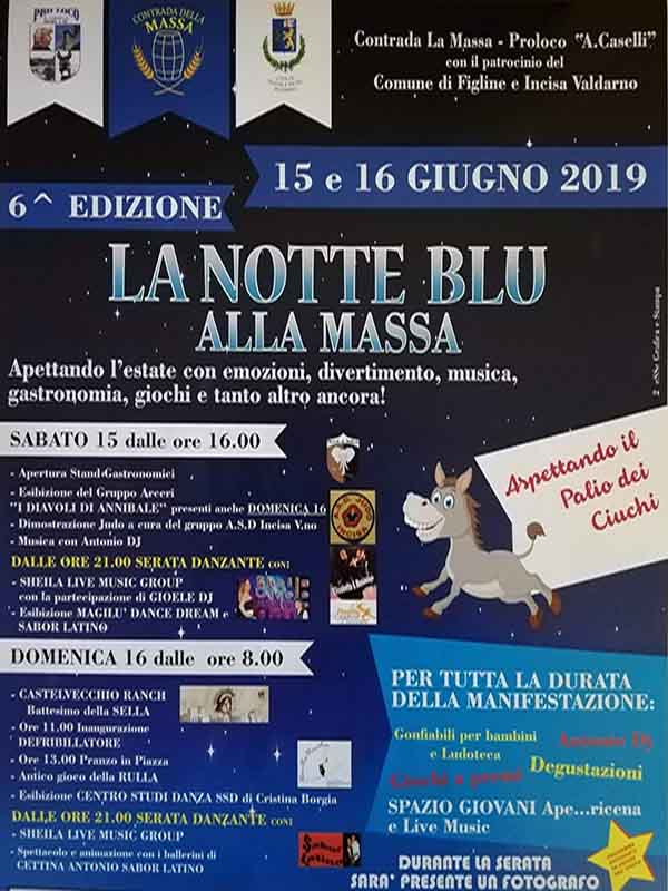 La Notte Blu alla Massa - Notte Bianca Incisa Valdarno 2019