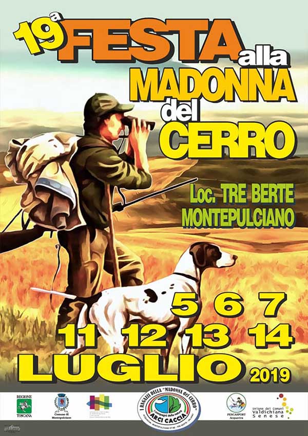 Locandina Festa alla Madonna del Cerro 2019 - Montepulciano Siena