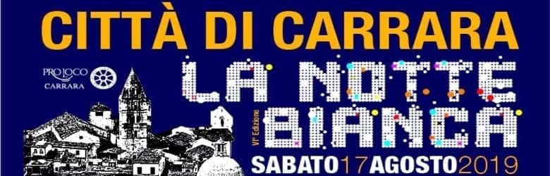 Eventi Carrara Agosto 2019