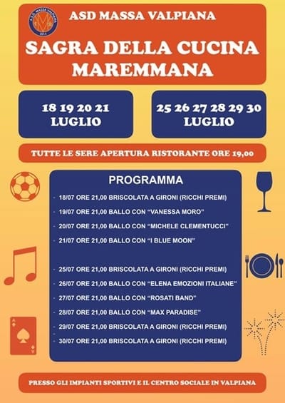 Sagra Cucina Maremmana Valpiana 2019