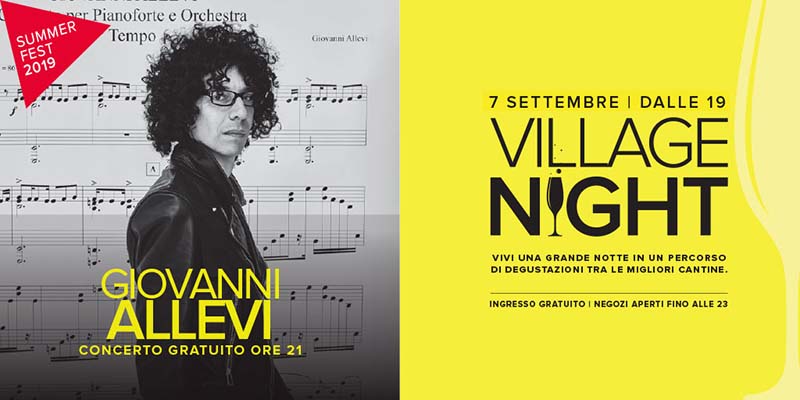 Giovanni Allevi in Concerto - Valdichiana Outlet Village - Settembre 2019