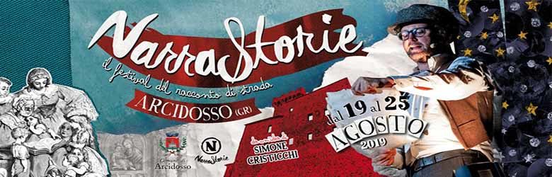 Narrastorie il Festival del Racconto di Strada ad Arcidosso 2019 - Direzione Simone Cristicchi