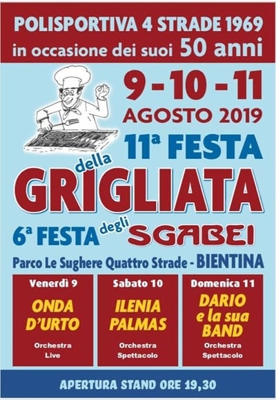 Grigliata Sgabei Bientina 2019