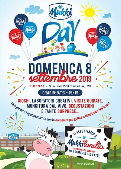 Manifesto Mukky Day 2019 - Domenica 8 Settembre Firenze