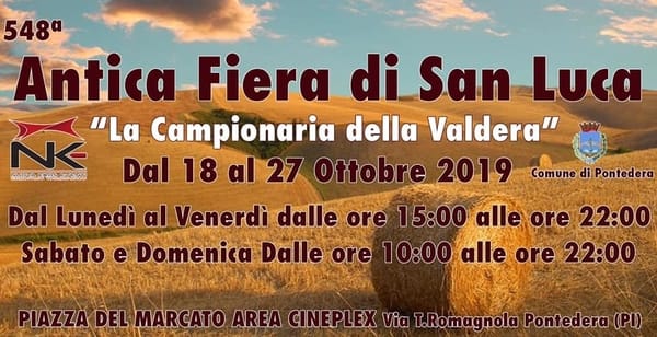 Fiera di San Luca Pontedera 2019