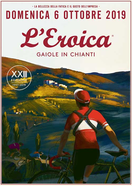 Manifesto Eroica 2019 a Gaiole in Chianti