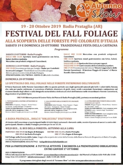 Festa Castagna Badia Prataglia 2019