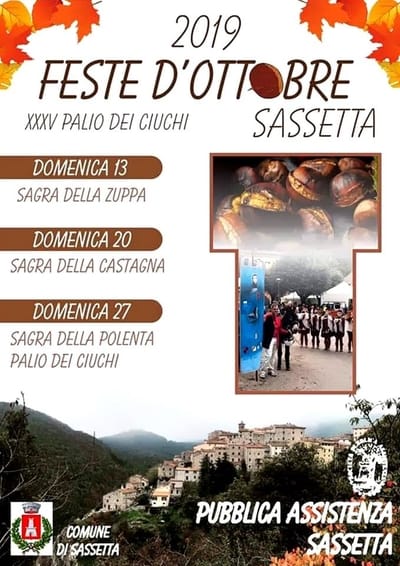 Feste ottobre Sassetta 2019