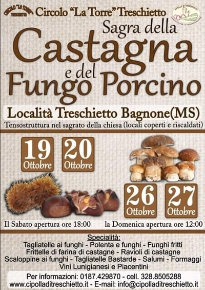 Sagra Castagne Funghi Treschietto 2019