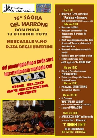 Sagra Marrone Mercatale 2019