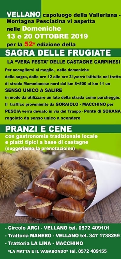 Sagre Pescia Autunno