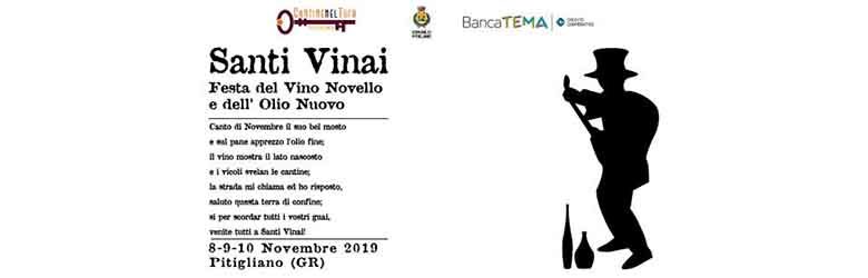 Santi Vinai 2019 a Pitigliano - Festa del Vino Novello e dell'Olio Nuovo