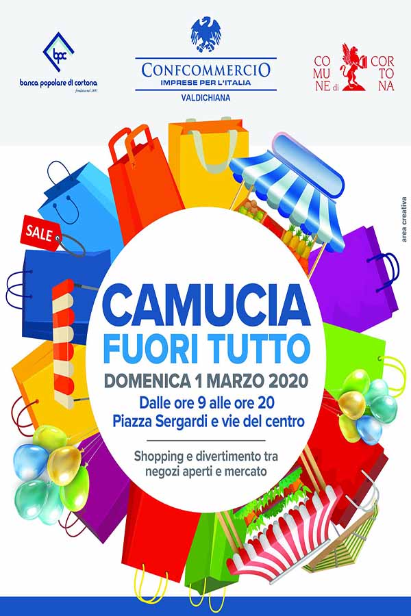 Manifesto Camucia Fuori Tutto Marzo 2020 - Confcommercio Valdichiana