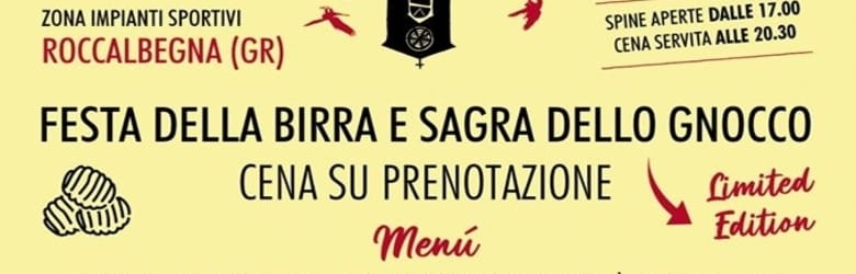 Sagra Gnocco Roccalbegna 2020