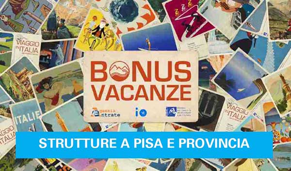 Bonus Vacanze Strutture Ricettive a Pisa e Provincia - Dove Utilizzarlo