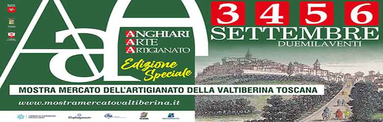 Mostra Mercato dell'Artigianato della Valtiberina Toscana 2020 ad Anghiari