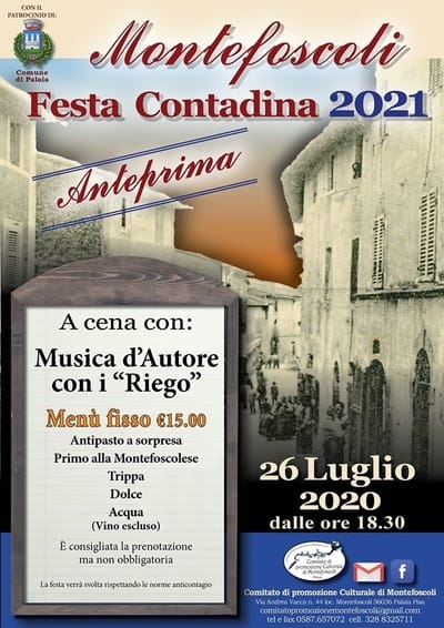 Festa della Civilta Contadina Montefoscoli 2020