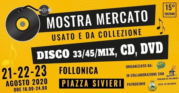 Mostra Disco Follonica Agosto 2020