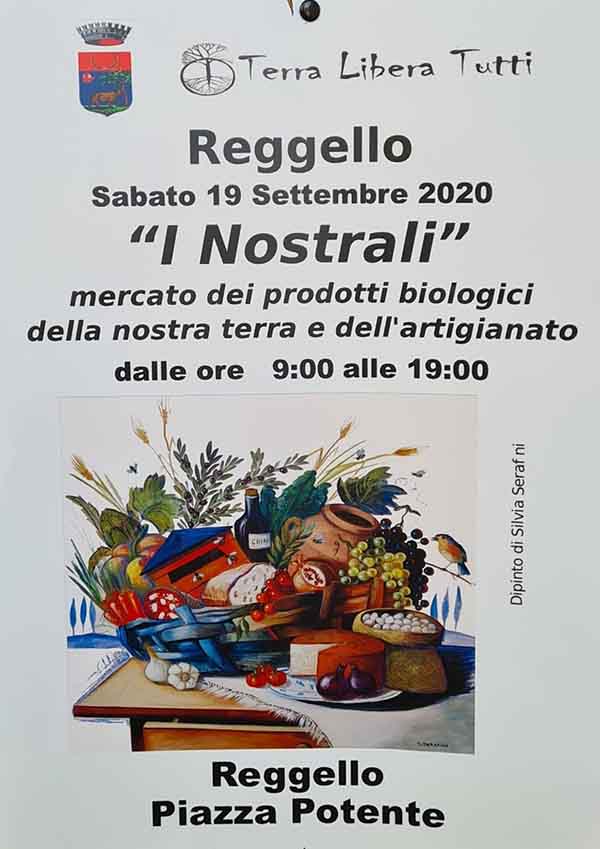 Manifesto Mercato I Nostrali 2020 a Reggello