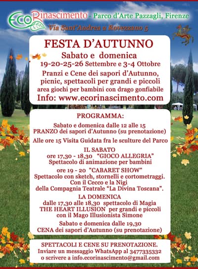 Festa Autunno Parco Pazzagli