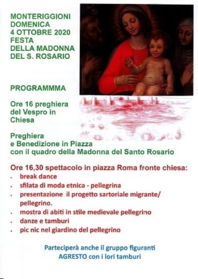 Festa Madonna Rosario Monteriggioni 2020