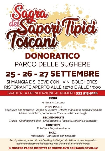 Sagra Sapori Tipici Toscani 2020