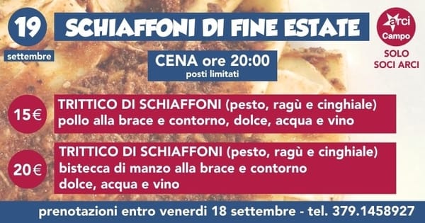 Sagra Schiaffoni Campo Settembre