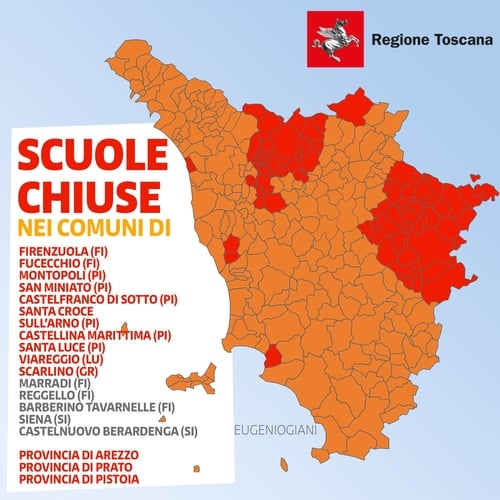 Zone Rosse Toscana 15 Marzo