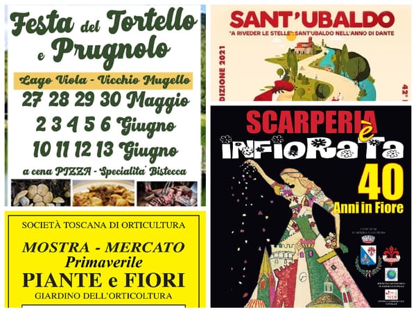 Eventi Toscana Weekend 28 29 30 maggio