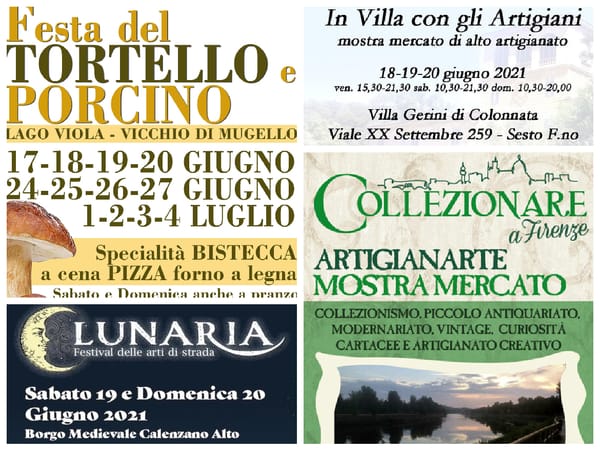 Eventi Toscana Weekend 18 19 20 Giugno