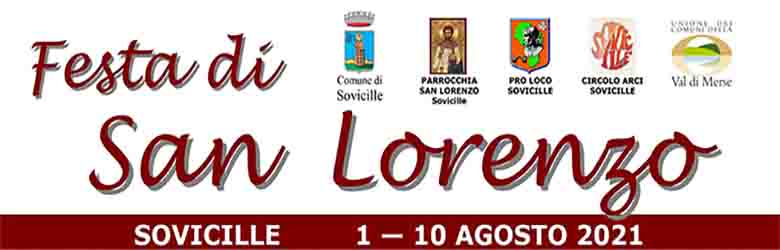 Festa di San Lorenzo 2021 a Sovicille(SI) 1-10 Agosto