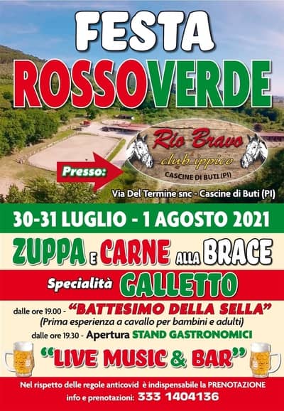 Festa Rossoverde Cascine di Buti 2021