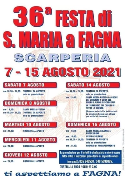 Festa Santa Maria a Fagna 2021