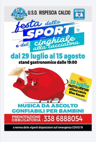 Festa Sport Cinghiale Rispescia 2021