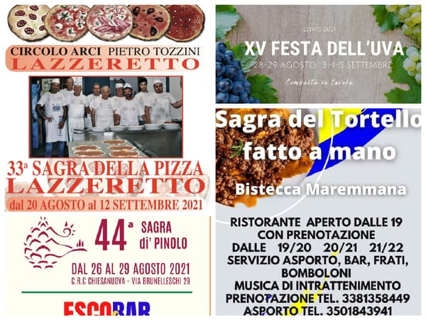 Eventi Toscana Weekend 27 28 29 Agosto 2021