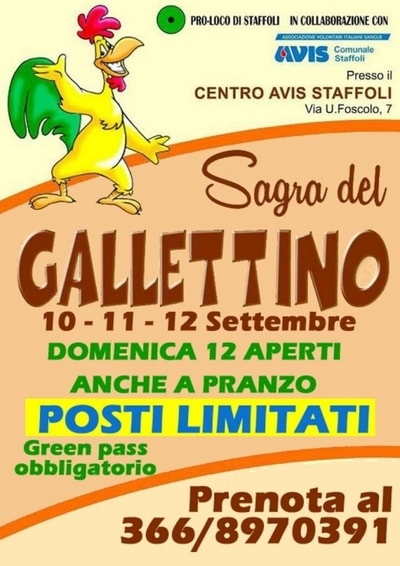 Sagra del Gallettino Staffoli 2021