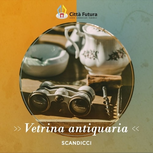 Vetrina Antiquaria Scandicci Settembre