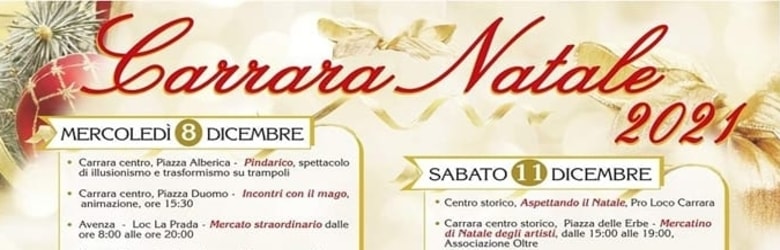 Eventi Natalizi Carrara 2021