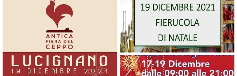 Mercatini Toscana Domenica 19 Dicembre 2021