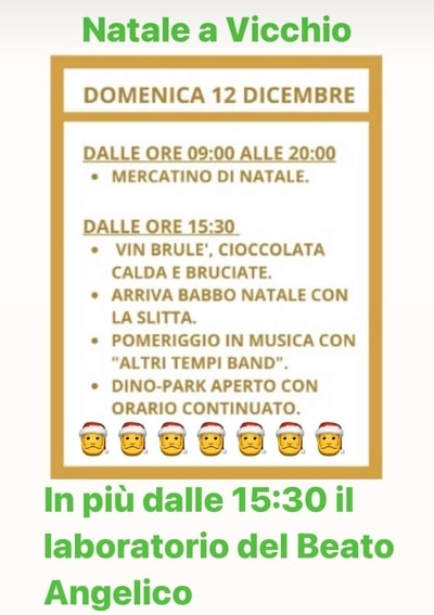 Mercatino Natale Vicchio 2021