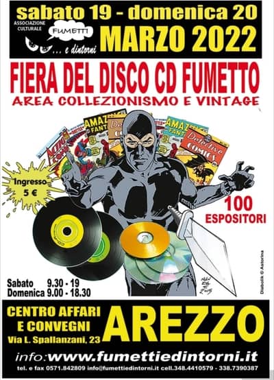 Fiera Fumetti Arezzo Marzo 2022