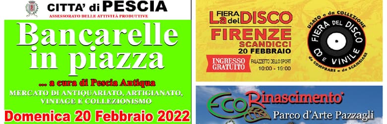 Mercatini Toscana Domenica 20 Febbraio 2022