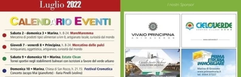 Eventi Mare Grosseto Luglio 2022