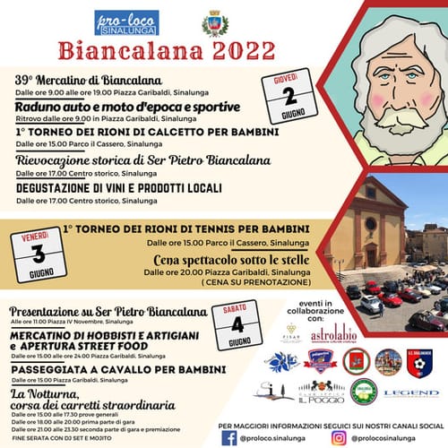 Festa Biancalana Sinalunga 2022