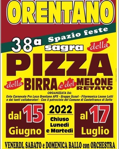 Sagra della Pizza Orentano 2022