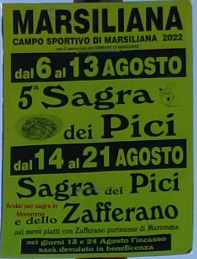 Sagra dei Pici Marsiliana 2022