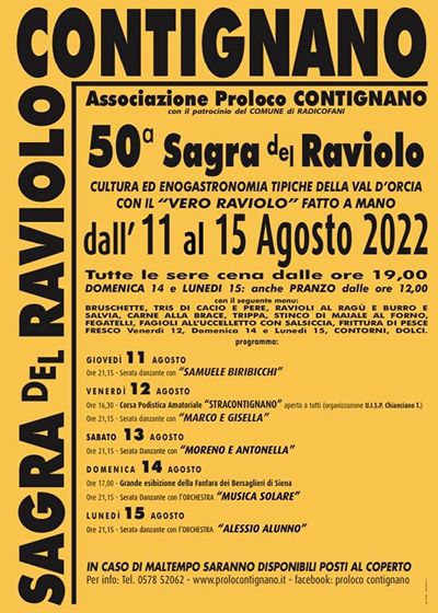 Sagra del Raviolo Contignano 2022