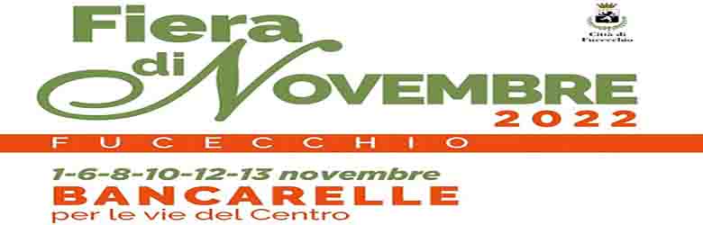 Fiera di Novembre 2022 a Fucecchio - Novembre 2022