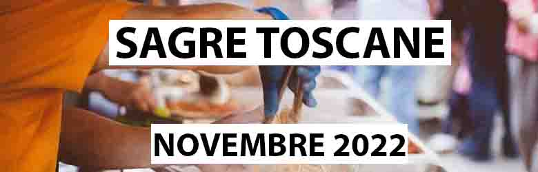 Sagre in Toscana - Novembre 2022